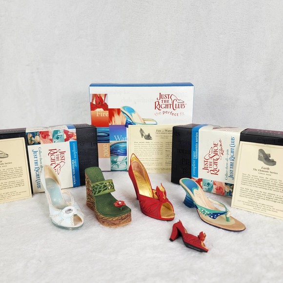 📽️ Element Series complete 5 piece- Just The Right Shoe. COA includes Boxes